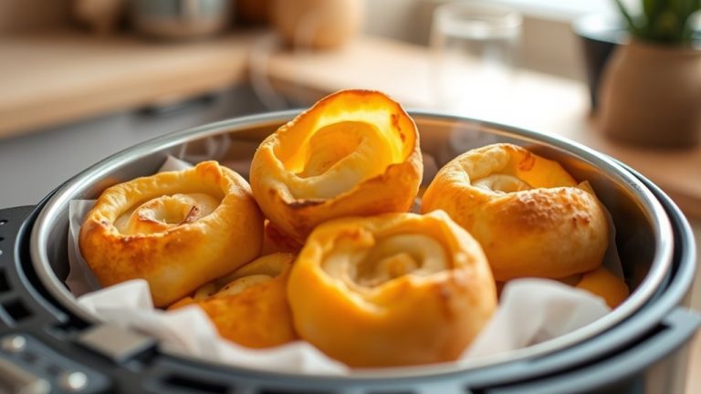 optimal air fryer pizza roll settings
