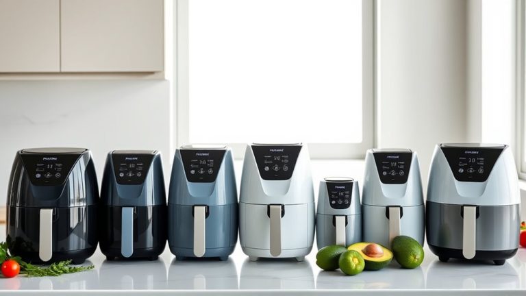 optimal air fryer sizes