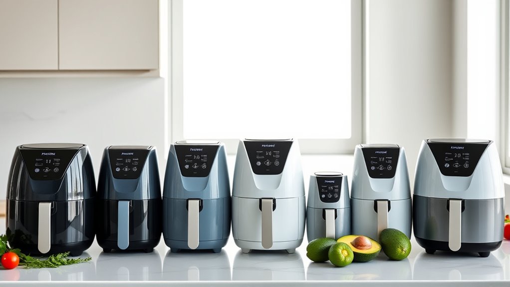 optimal air fryer sizes