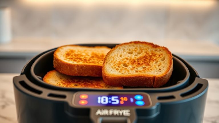 optimal air fryer toast settings