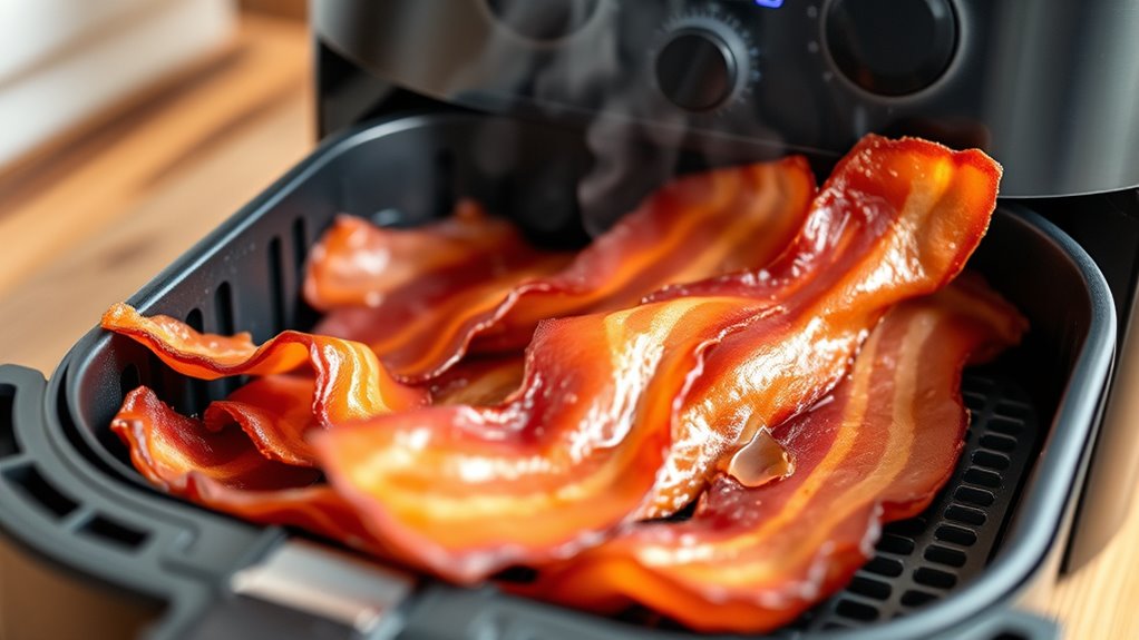 optimal bacon air frying
