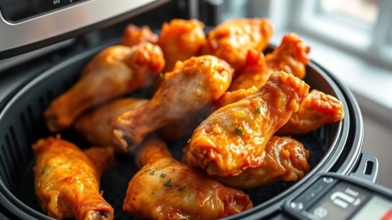 optimal chicken wing air fryer settings