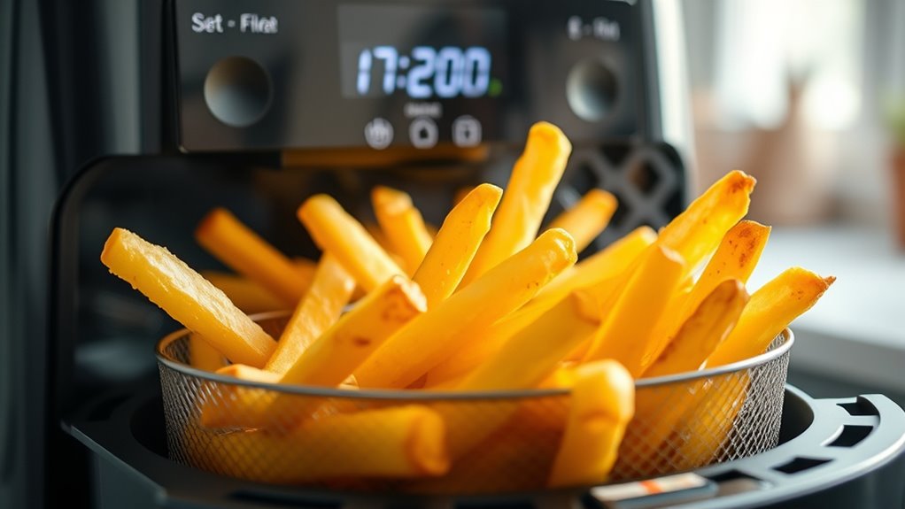 optimal french fry settings