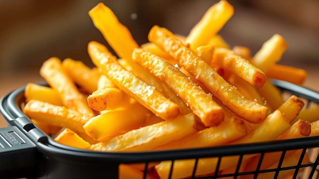 perfect crispy air fryer fries