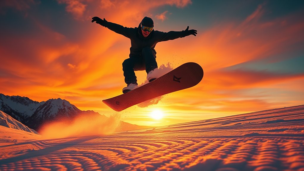 snowboarding tricks camera angles