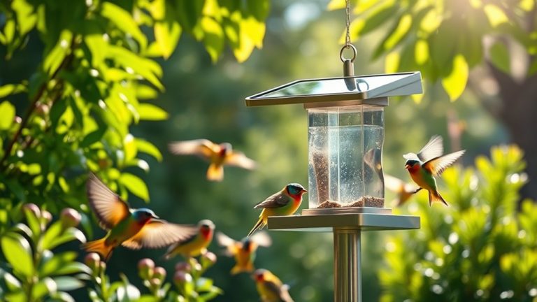 solar feeders with cameras
