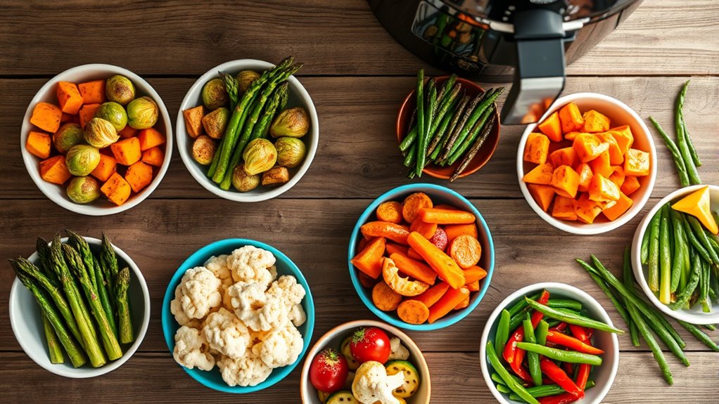 top 8 delicious air fried vegetables