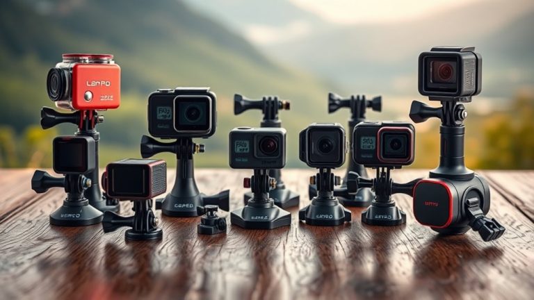 top action camera mounts