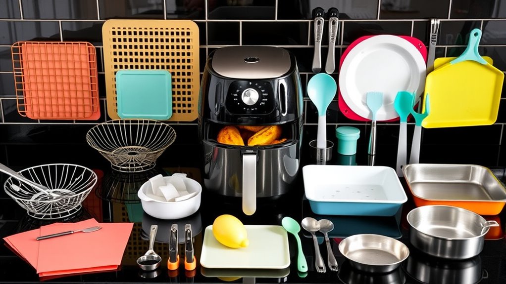 top air fryer accessory list
