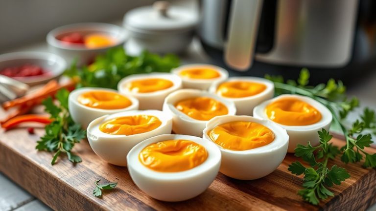 top air fryer boiled eggs
