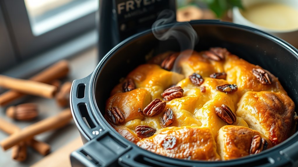 top air fryer bread pudding recipes