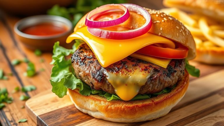 top air fryer burger patties