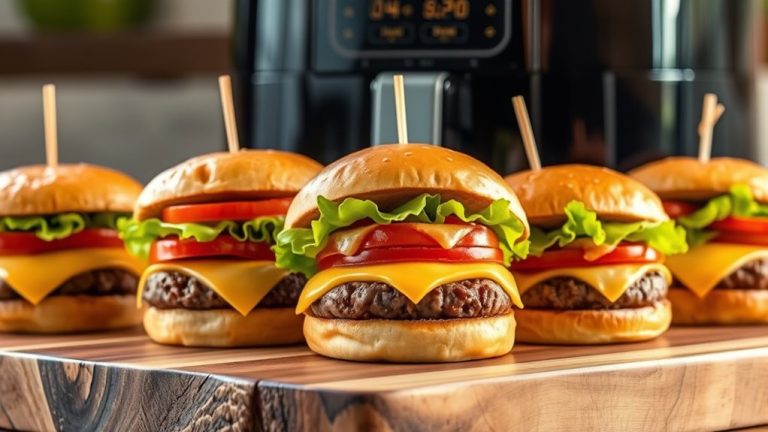 top air fryer burger recipes
