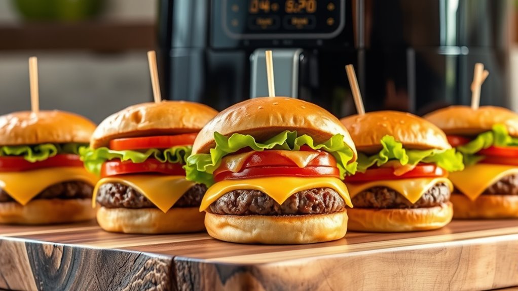 top air fryer burger recipes