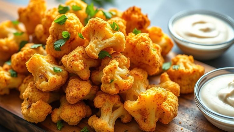 top air fryer cauliflower recipes