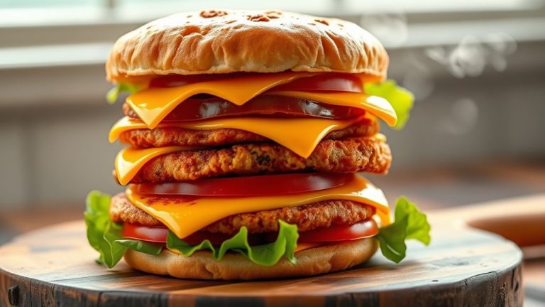 top air fryer cheeseburgers