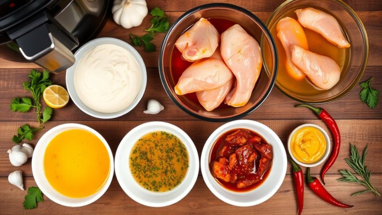 top air fryer chicken marinades