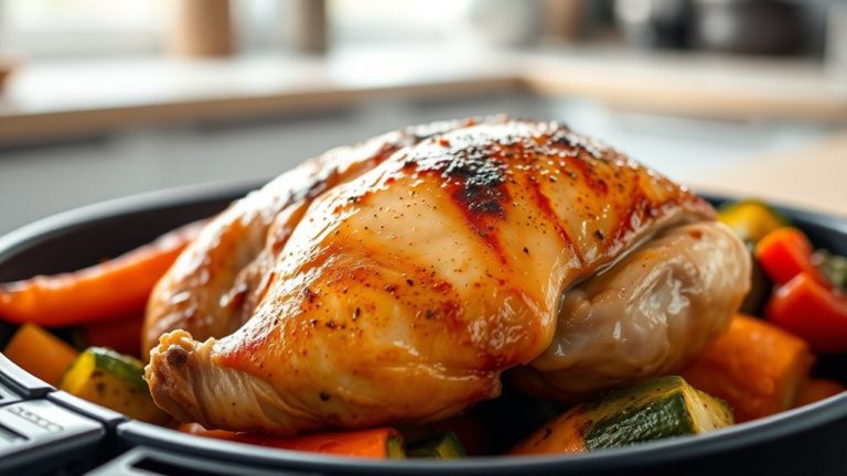 top air fryer chicken settings