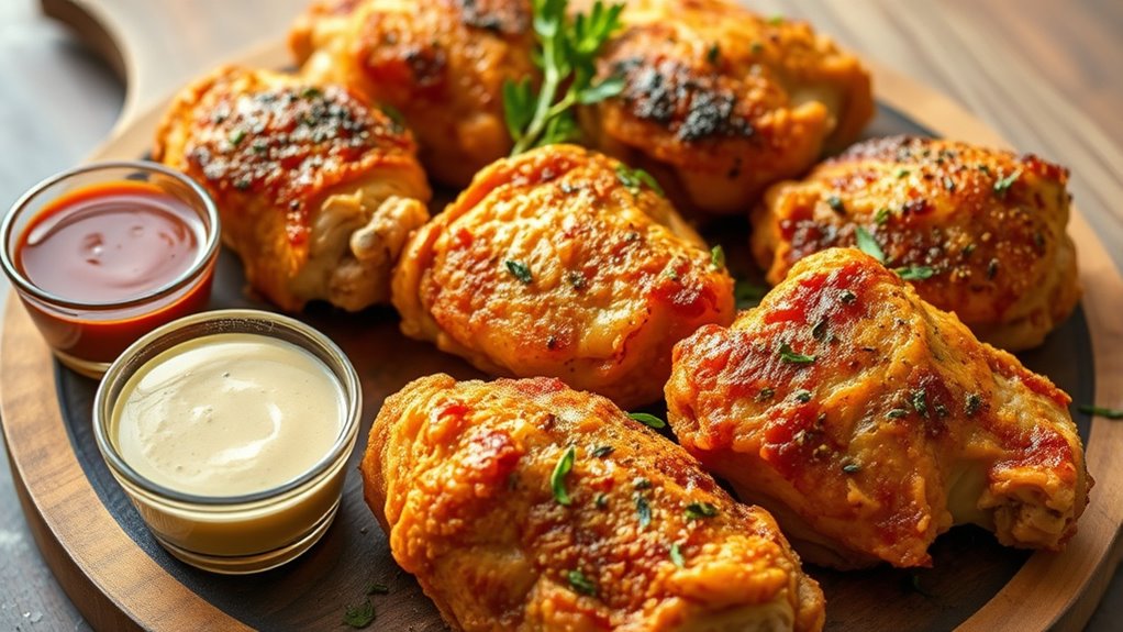 top air fryer chicken thighs