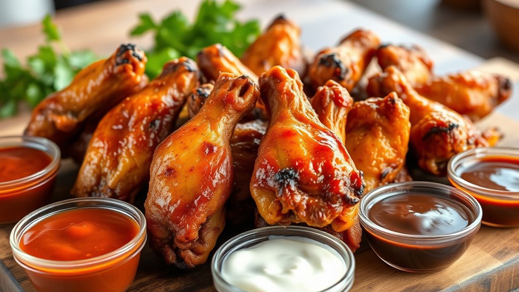 top air fryer chicken wing recipes