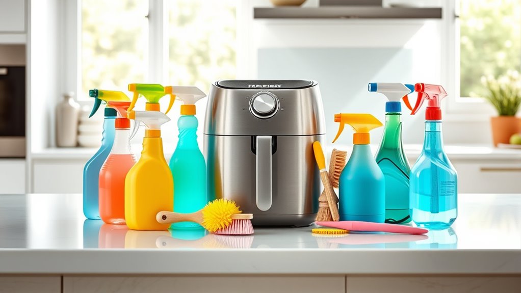 top air fryer cleaning products