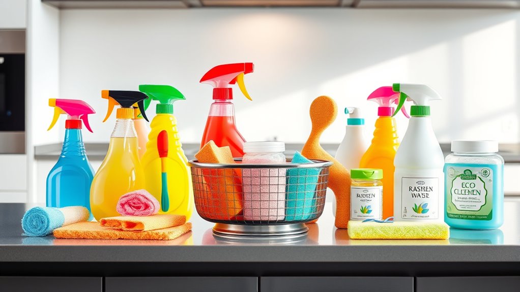 top air fryer cleaning products
