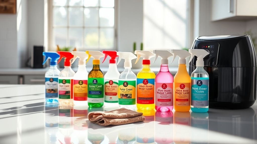 top air fryer cleaning products