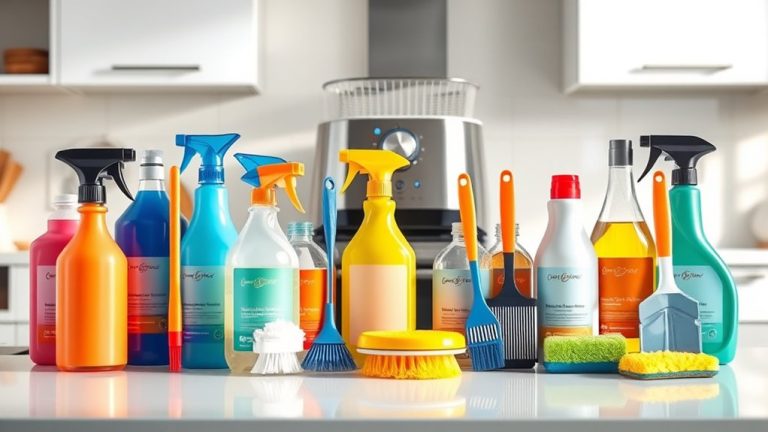 top air fryer cleaning products