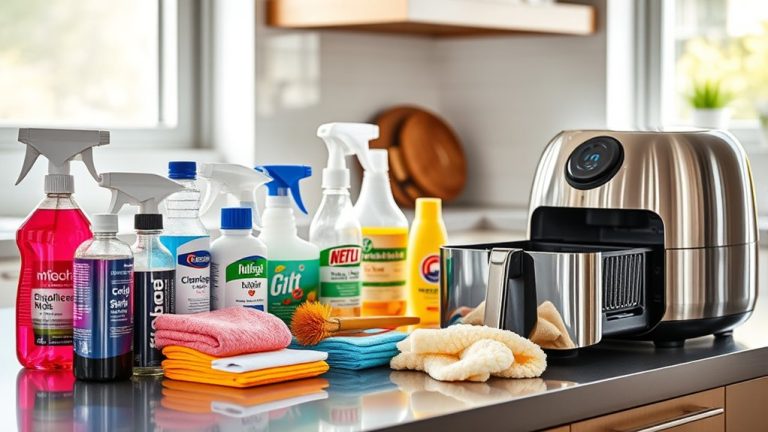 top air fryer cleaning products