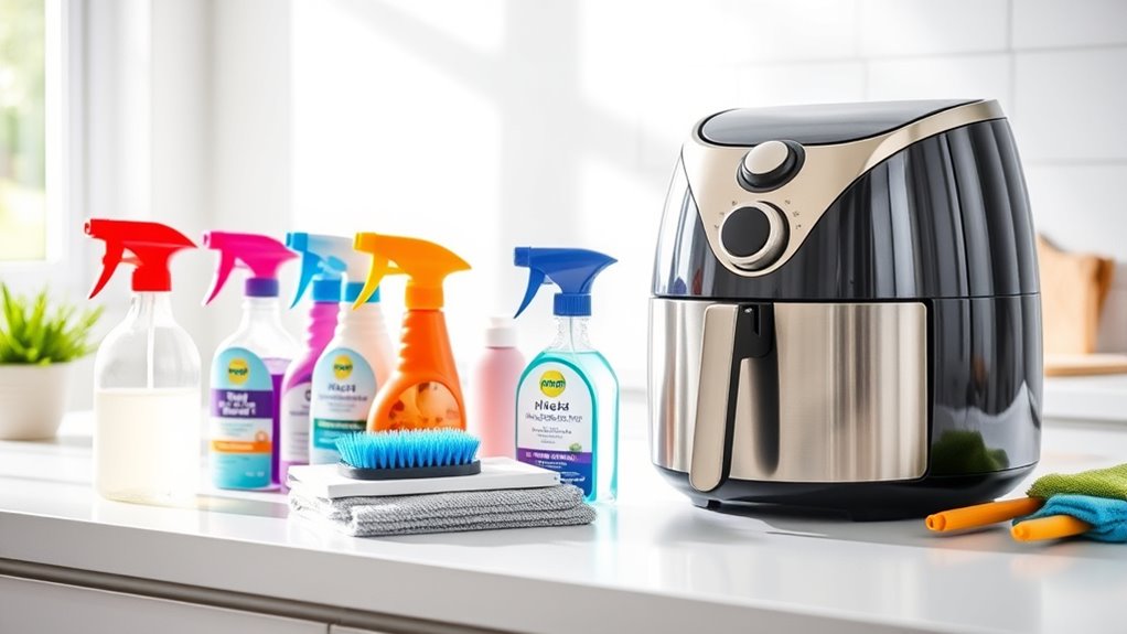 top air fryer cleaning products