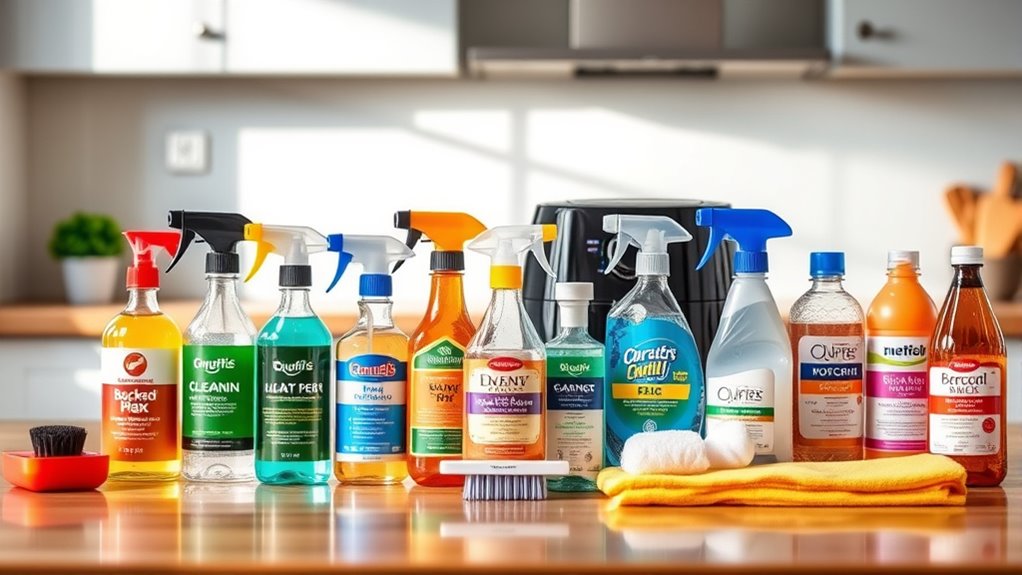 top air fryer cleaning products