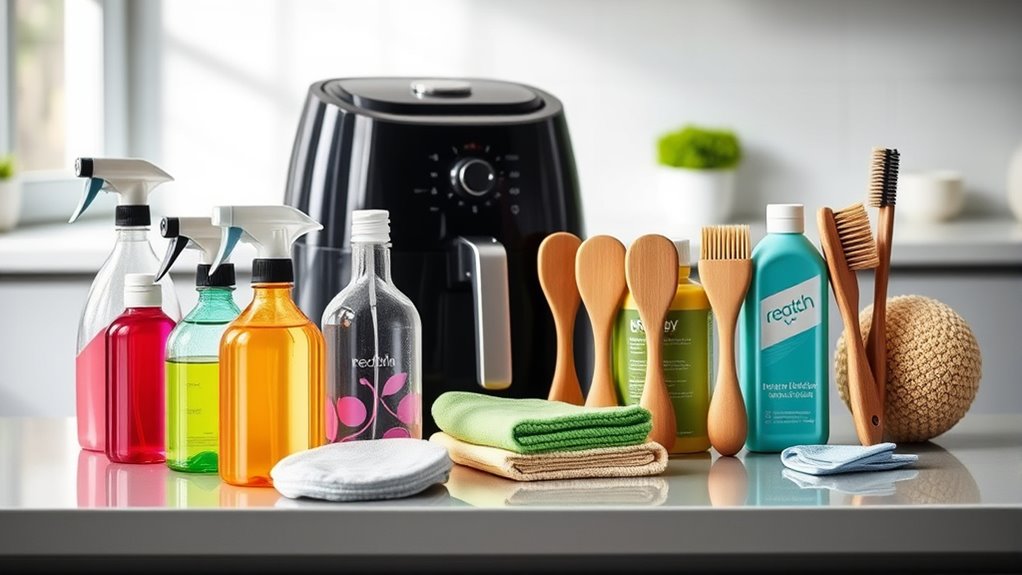 top air fryer cleaning products
