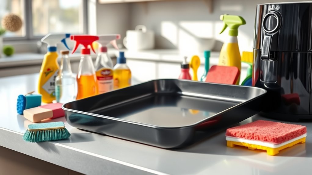 top air fryer cleaning solutions