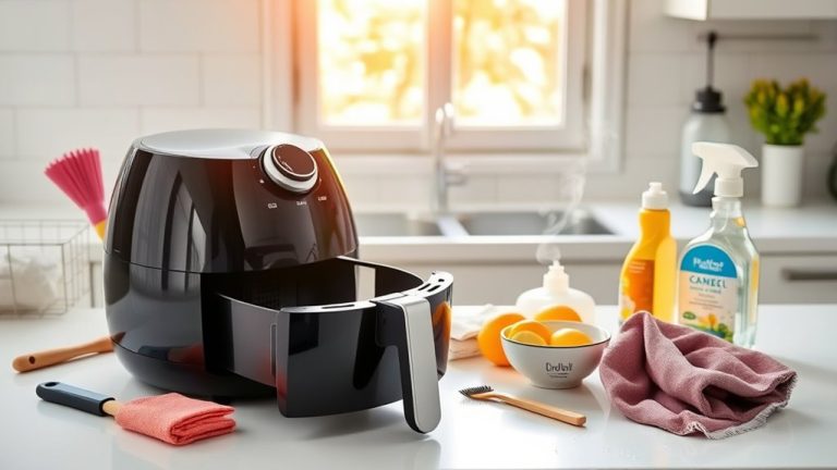 top air fryer cleaning tips