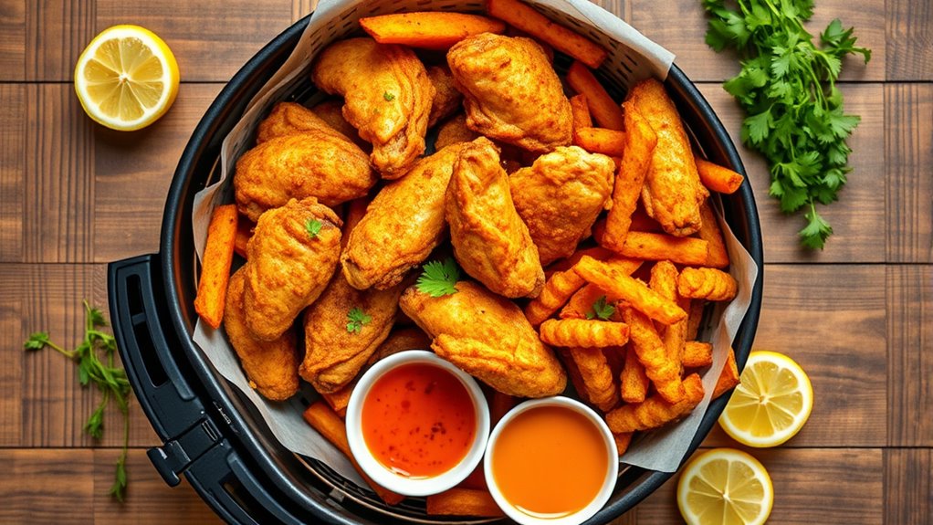 top air fryer crispy foods