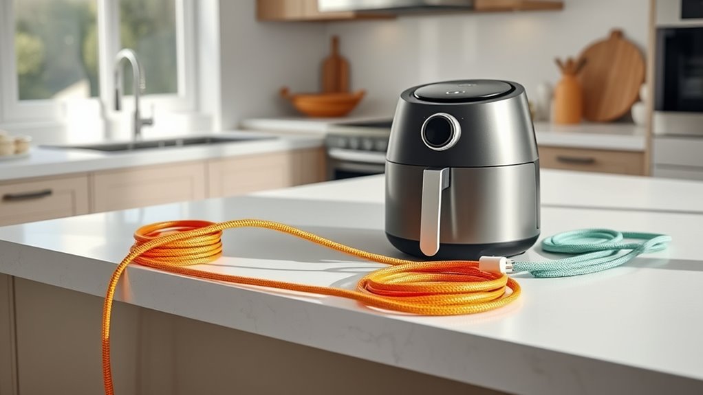 top air fryer extension cords