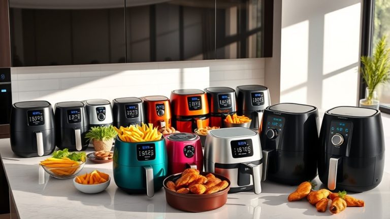 top air fryer features