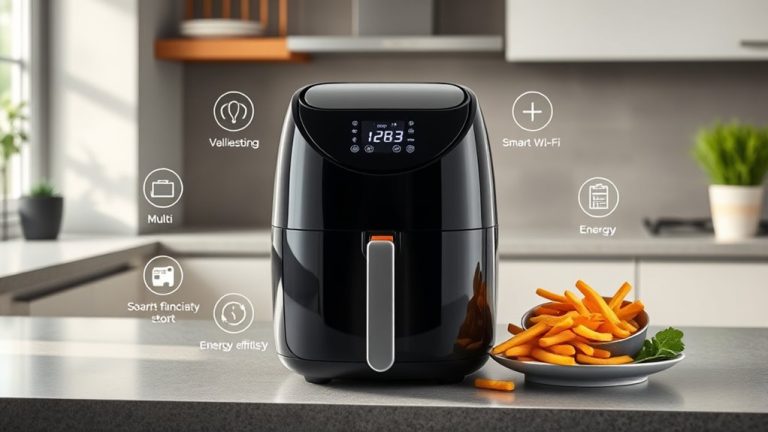 top air fryer features