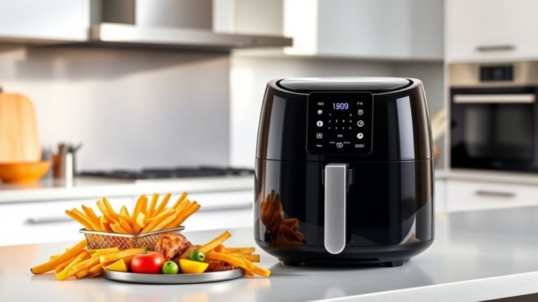 top air fryer features