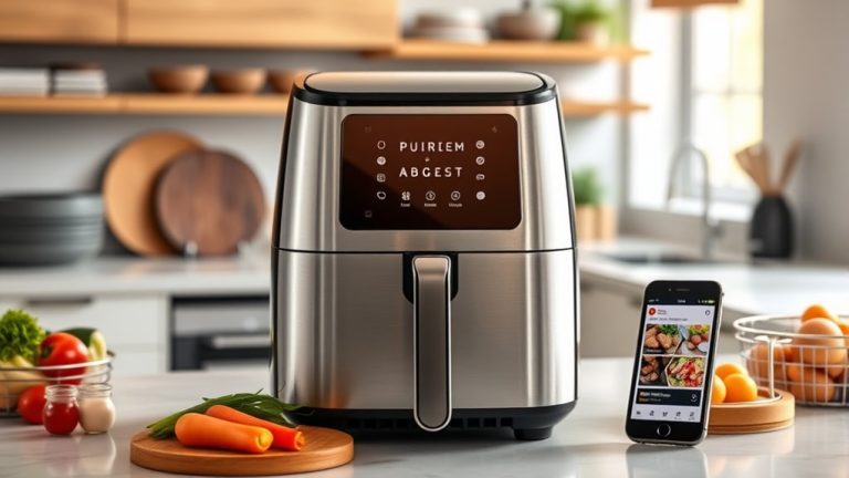 top air fryer features