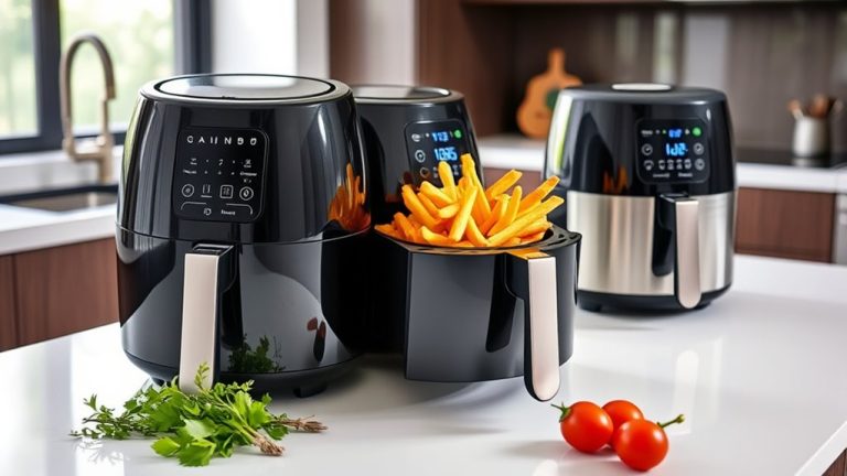 top air fryer features