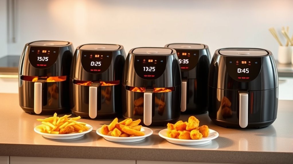 top air fryer flip up models