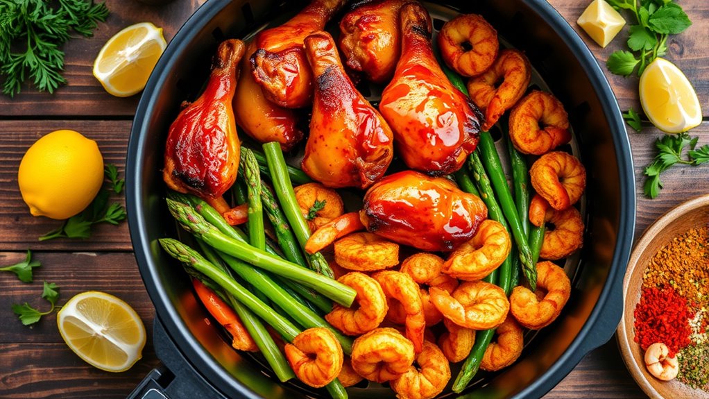 top air fryer food choices