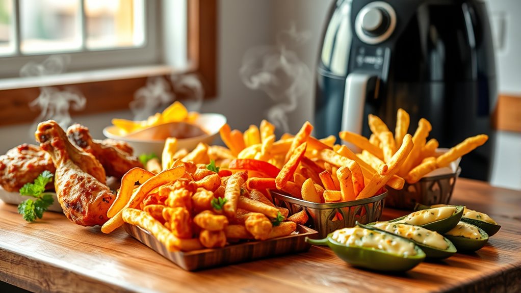 top air fryer food list