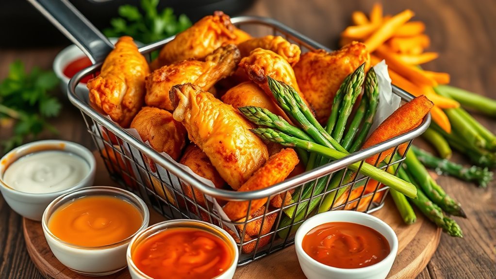 top air fryer food list
