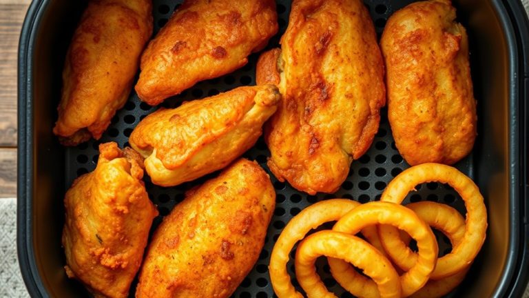 top air fryer fried foods