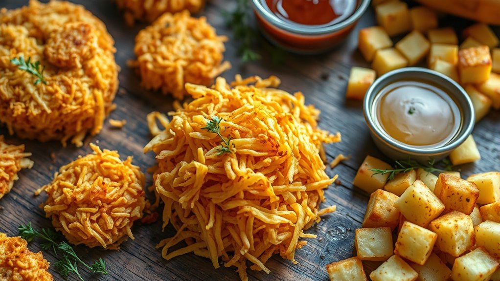top air fryer hashbrowns