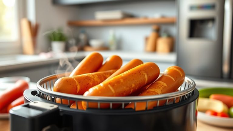 top air fryer hot dogs