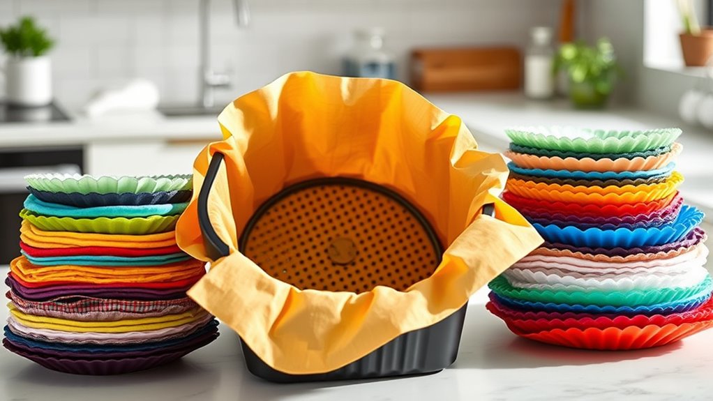 top air fryer liners