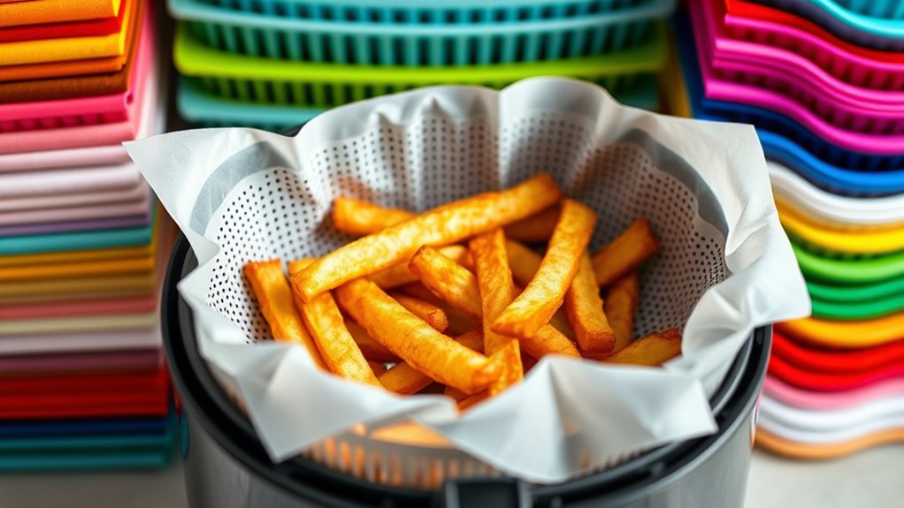 top air fryer liners